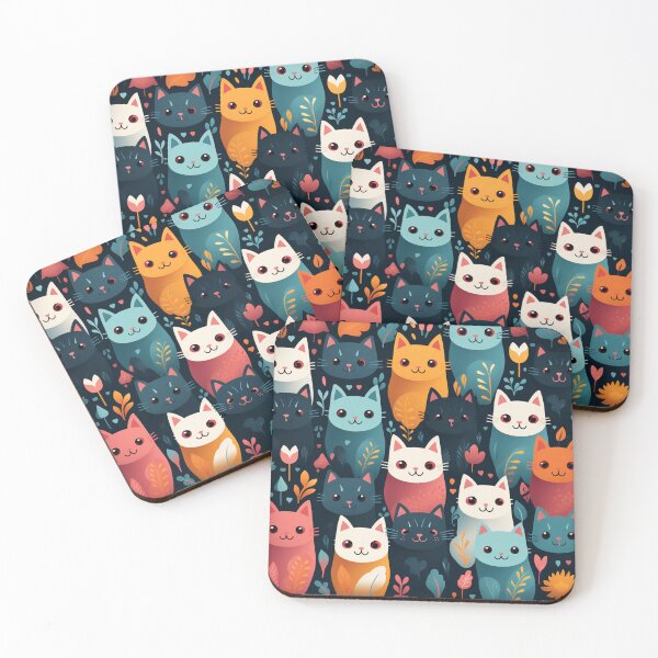 Item preview, Multicolored cat designed and sold by Rxquiem.