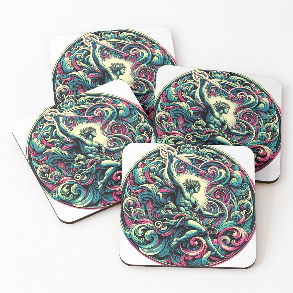 Item preview, Coasters (Set of 4) designed and sold by DaBRATKO.