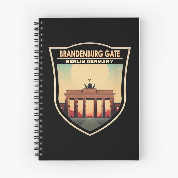 Item preview, Brandenburg Gate Germany Travel Art Badge designed and sold by KrisSidDesigns.