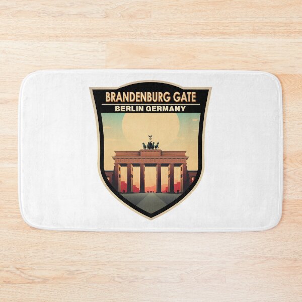Item preview, Brandenburg Gate Germany Travel Art Badge designed and sold by KrisSidDesigns.