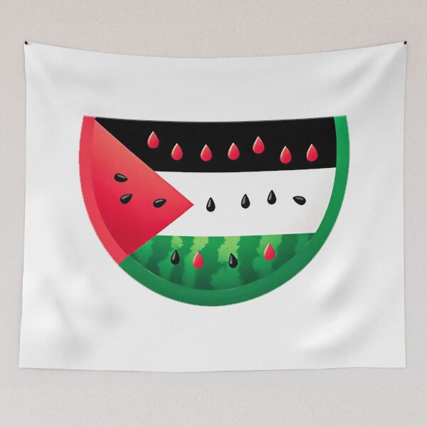 Item preview, Watermelon Palestinian Flag designed and sold by VividVirtuoso.