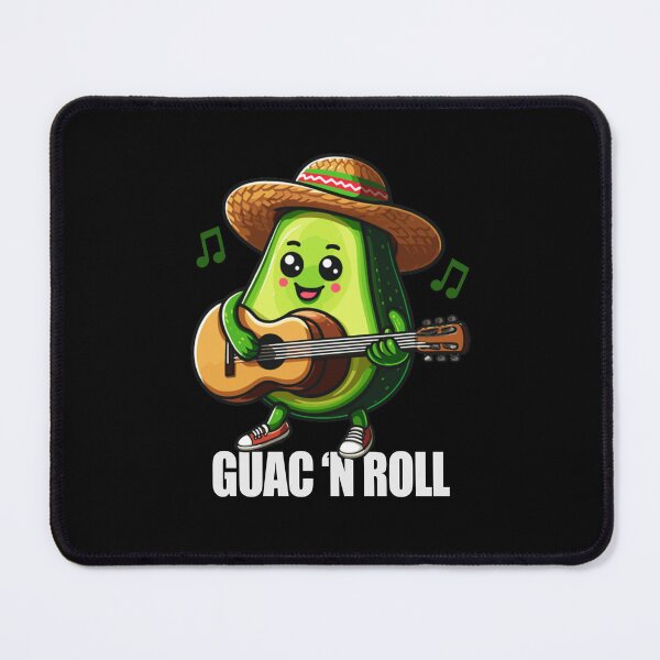 Item preview, Guac N Roll - Funny Avocado Guacamole Pun designed and sold by Meliafroggy.