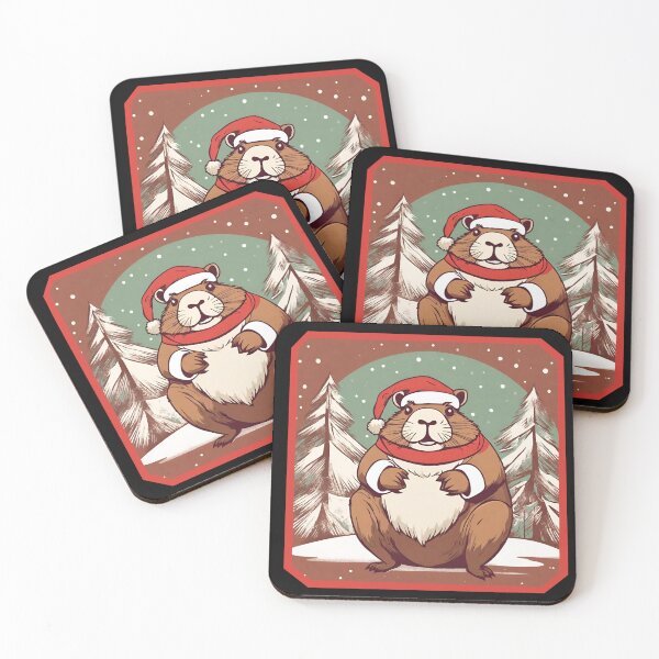 Item preview, Santa Capybara designed and sold by Eolithic.