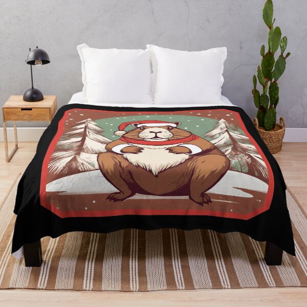 Item preview, Santa Capybara designed and sold by Eolithic.