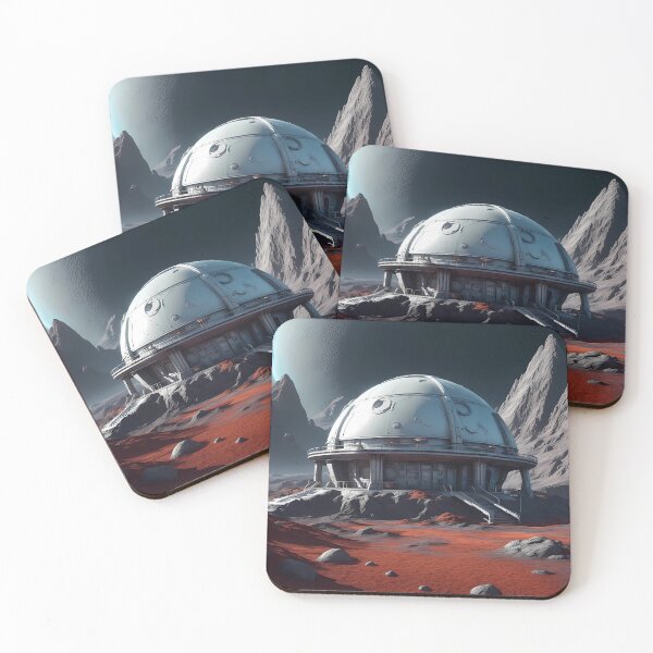 Item preview, Lunar outpost beyond the galaxy designed and sold by AICreativeArts.