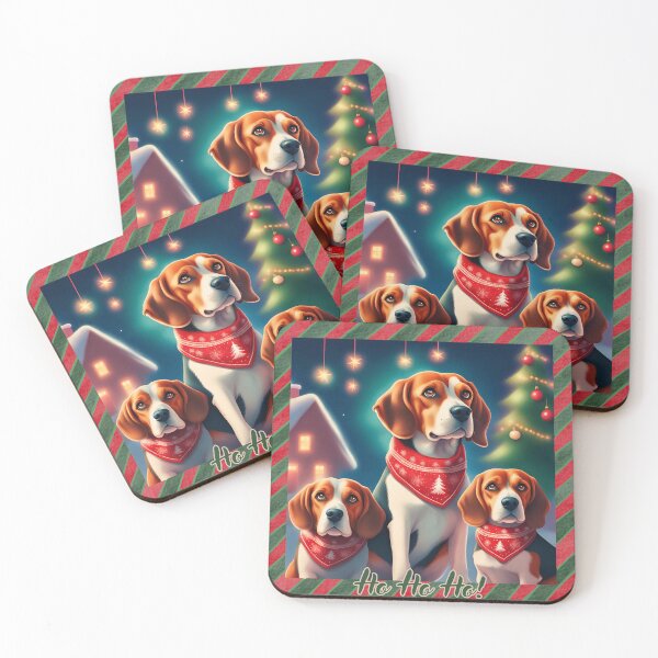 Item preview, Beagle Dreams of Christmas Joy - Ho Ho Ho! designed and sold by InnerGrow.