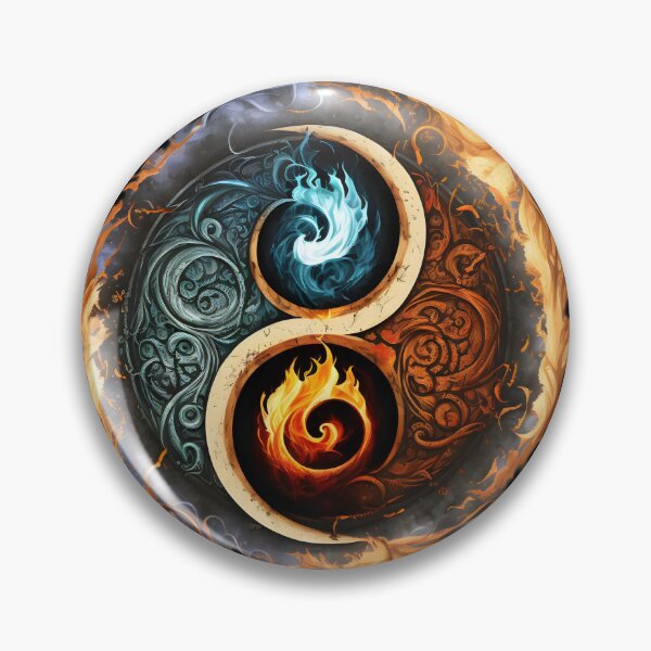 Item preview, Fire and water: the dancing harmony of yin and yang designed and sold by EternalDelight1.