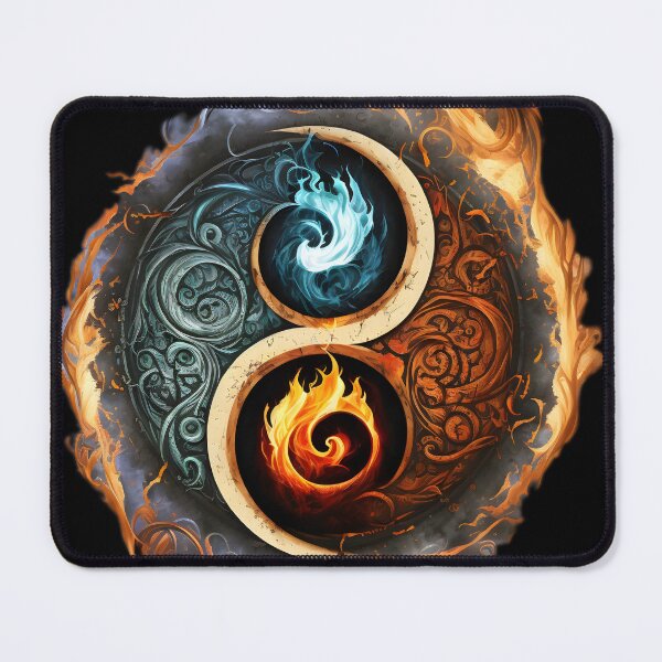 Item preview, Fire and water: the dancing harmony of yin and yang designed and sold by EternalDelight1.