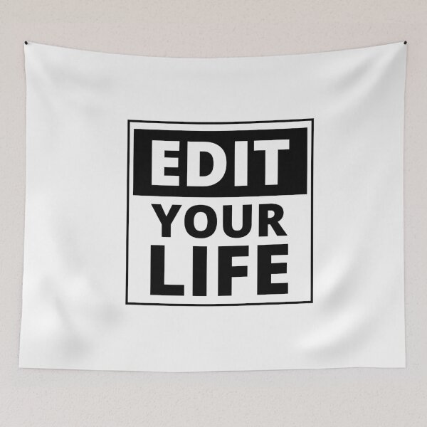 Item preview, Edit you Life funny quote designed and sold by mysteriousquote.