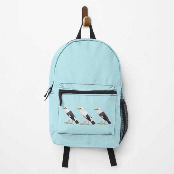 Item preview, three subspecies of Black-winged myna misty blue designed and sold by yaoyao-friends.