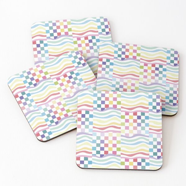 Item preview, Rainbow Checker Board Pattern Clash designed and sold by ashleyniemeyer.