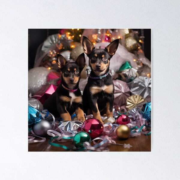 Item preview, Australian Kelpie Christmas designed and sold by Samuelsboro.