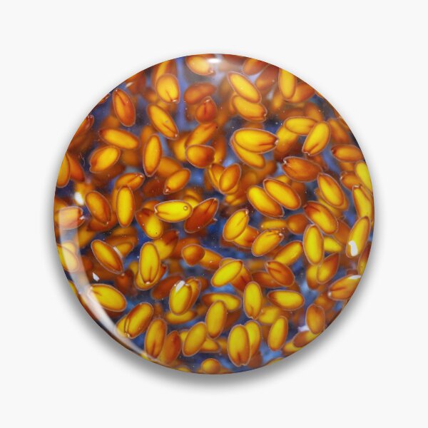 Item preview, Macro photo of garden cress seeds swelling in water designed and sold by Zosimus.