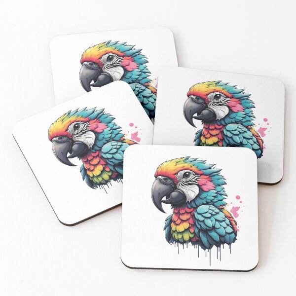 Item preview, Impressive design of a cute parrot for a t-shirt designed and sold by CharlieDesings.