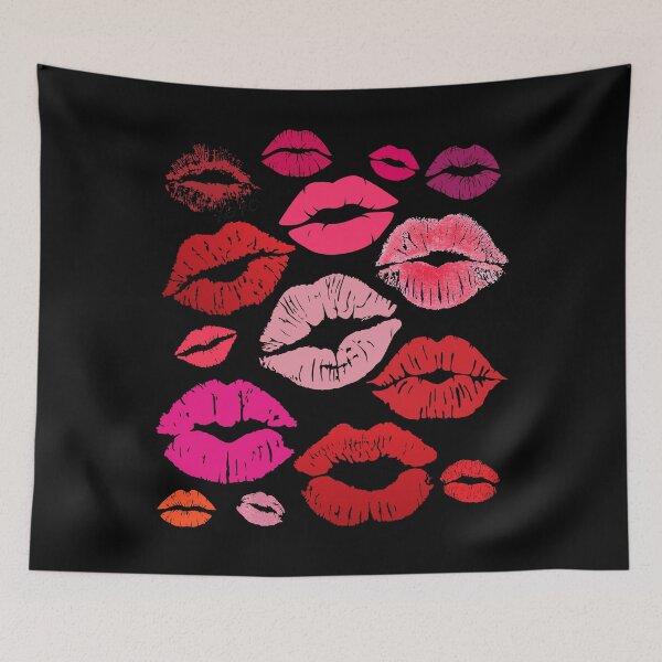 Item preview, A Symphony of Lipstick Impressions, trend kisses lipstick designed and sold by NaaEchDesign ⭐⭐⭐⭐⭐.