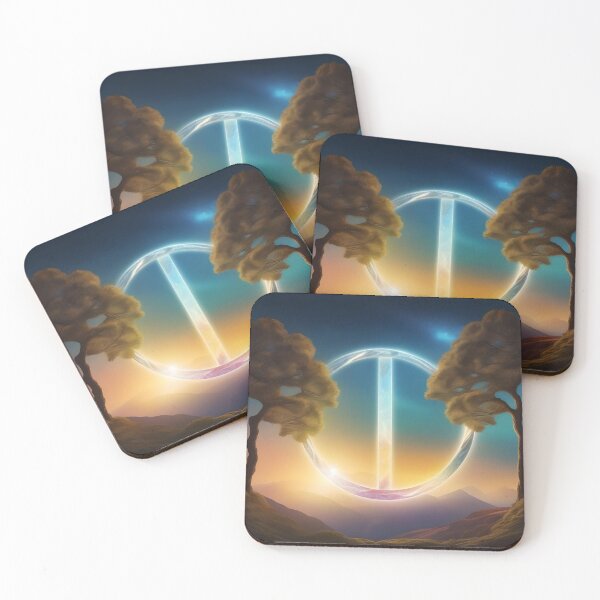 Item preview, Mountain Sunrise: Embracing Duality in Nature's Canvas designed and sold by EnjoYarty.