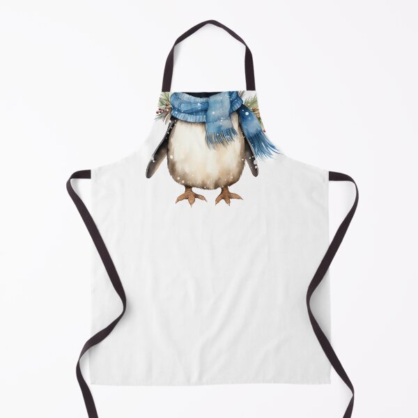 Item preview, Santa Claus Penguin with Winter Scarf white designed and sold by creativevoid.
