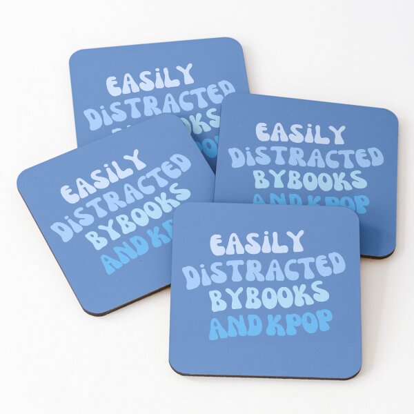 Item preview, Copy of Copy of Easily Distracted By Books And Kpop (Blue) designed and sold by Megurix.