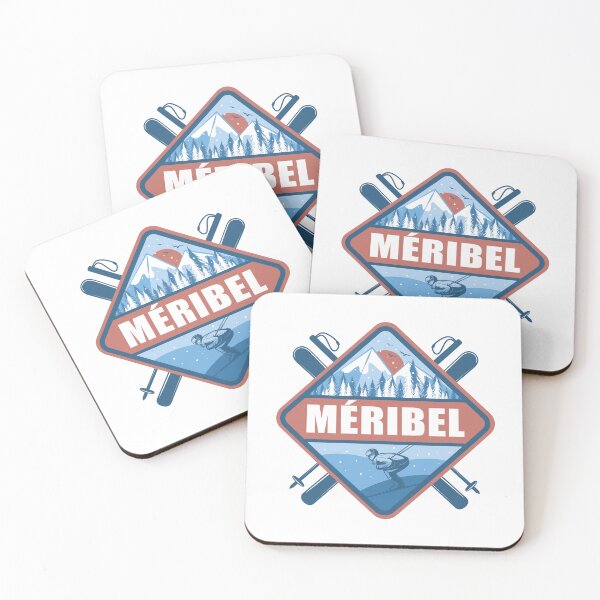 Item preview, Meribel France Skiing Design, Tarentaise Valley Winter Sport designed and sold by CynthiaGraphics.