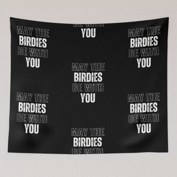 Item preview, May the birdies be with you, funny golf designed and sold by Merchattack.