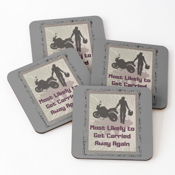 Item preview, Most Likely to Get Carried Away Again (motogirl) designed and sold by bekksa.