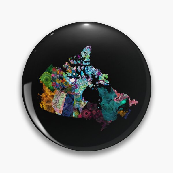 Item preview, Spirograph Canada on Black designed and sold by RachelEDesigns.