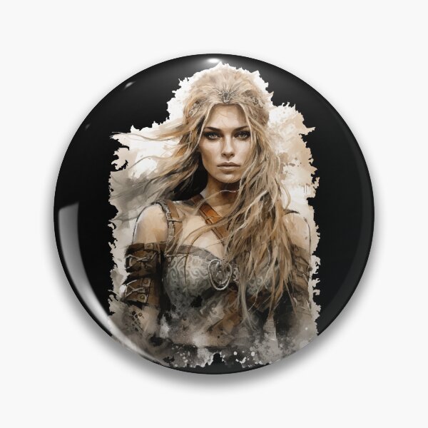 Item preview, Beautiful Viking shield maiden design Valhalla designed and sold by Andrea-Design.