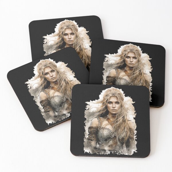Item preview, Beautiful Viking shield maiden design Valhalla designed and sold by Andrea-Design.