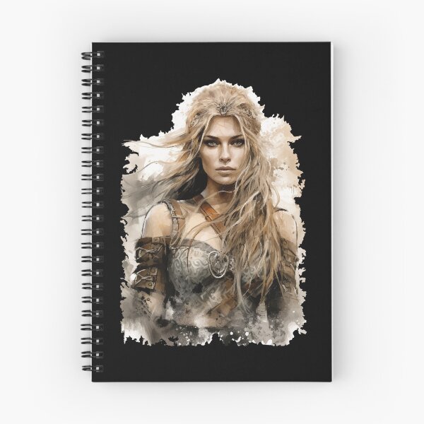 Item preview, Beautiful Viking shield maiden design Valhalla designed and sold by Andrea-Design.