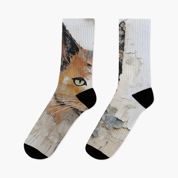 Item preview, Wall graffiti surrealism cat digital print designed and sold by dcrc.