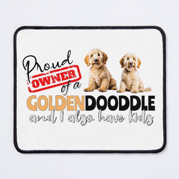 Item preview, Proud Owner of a Goldendoodle with kids funny design designed and sold by mipodbusiness.