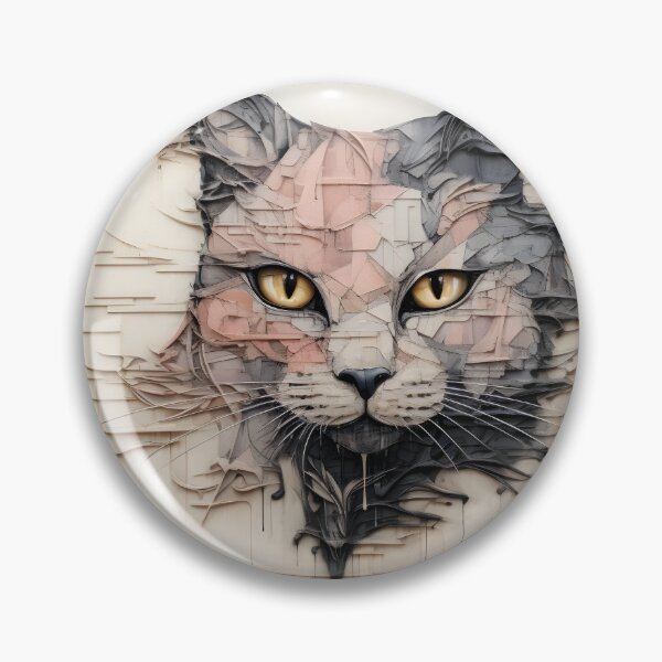 Item preview, Wall graffiti surrealism cat digital print designed and sold by dcrc.