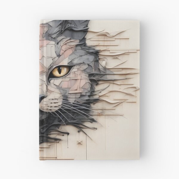 Item preview, Wall graffiti surrealism cat digital print designed and sold by dcrc.