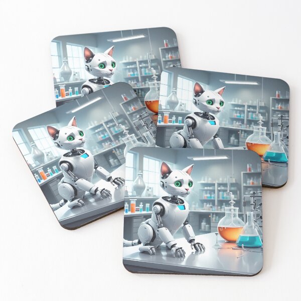 Item preview, Robot Cat Online designed and sold by AICreativeArts.