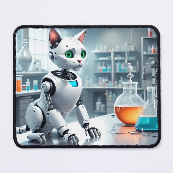 Item preview, Robot Cat Online designed and sold by AICreativeArts.