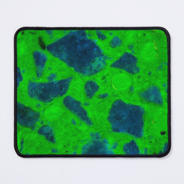 Item preview, Fluorescence microscope photo of a concrete thin section designed and sold by Zosimus.