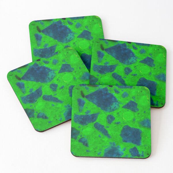 Item preview, Fluorescence microscope photo of a concrete thin section designed and sold by Zosimus.
