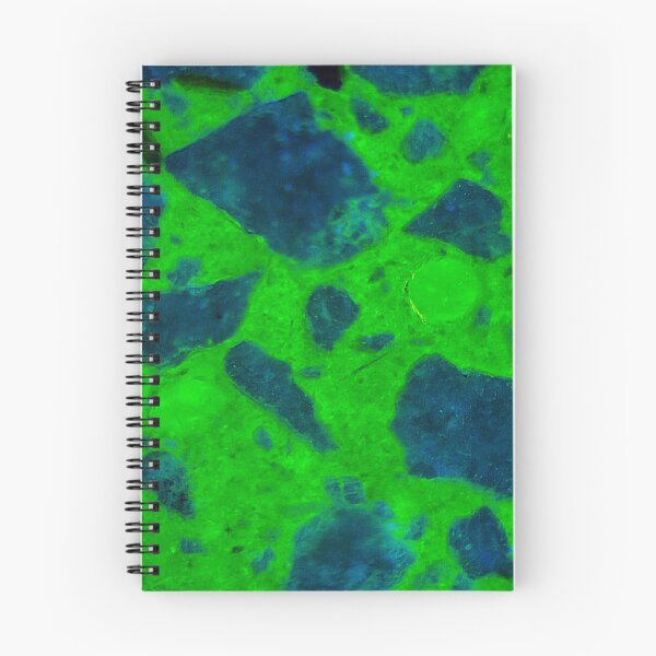 Item preview, Fluorescence microscope photo of a concrete thin section designed and sold by Zosimus.