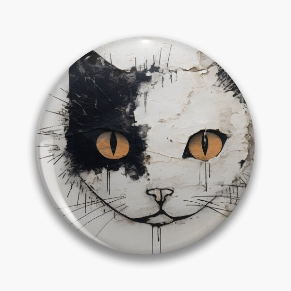 Item preview, wall graffiti surrealism cat digital print designed and sold by dcrc.