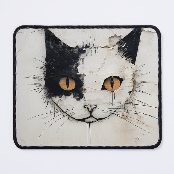 Item preview, wall graffiti surrealism cat digital print designed and sold by dcrc.