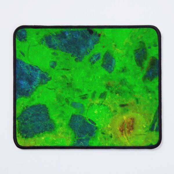 Item preview, Fluorescence microscope photo of a concrete thin section designed and sold by Zosimus.