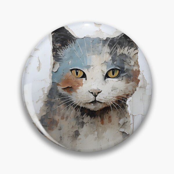 Item preview, wall graffiti surrealism cat digital print designed and sold by dcrc.