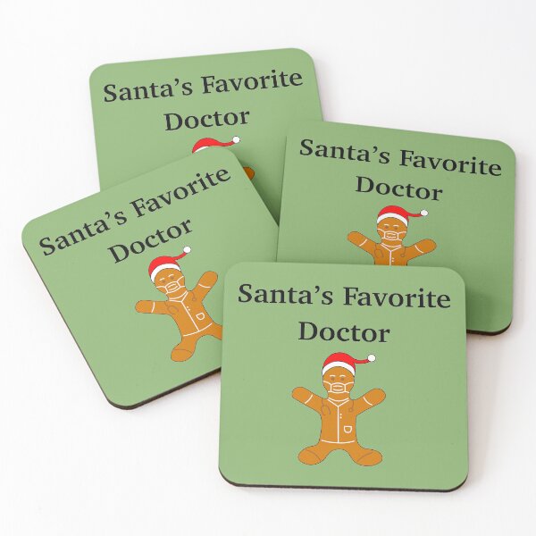 Item preview, Santa’s Favorite Doctor designed and sold by peachesandfizz.