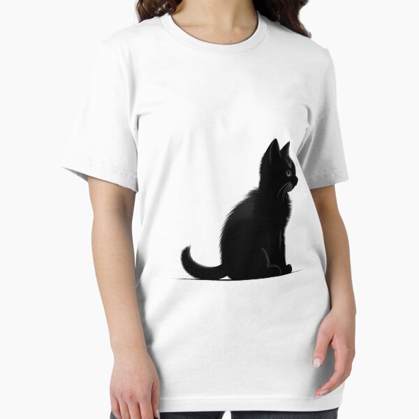 Vista previa del artículo con la obra «Gato negro», diseñado y vendido por enver kucur.