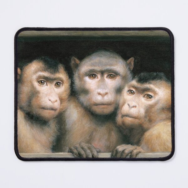 Item preview, Three monkeys | Gabriel von Max designed and sold by LaMadeleine.