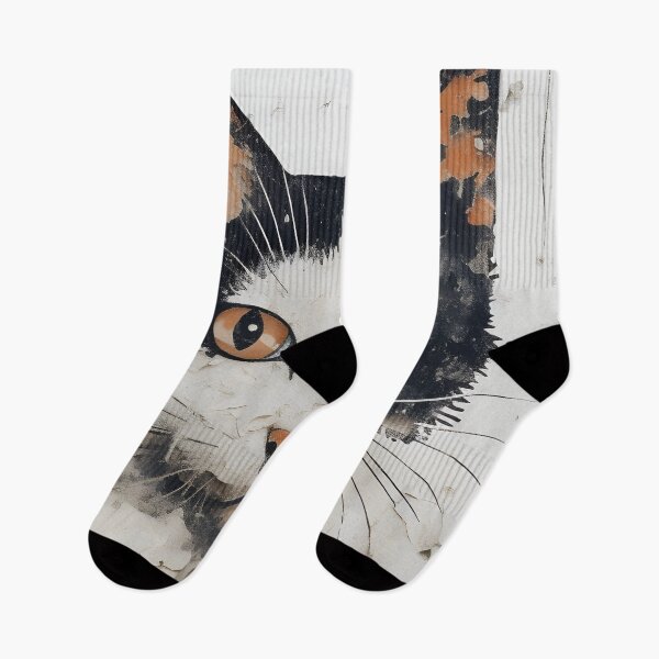 Item preview, wall graffiti surrealism cat digital print designed and sold by dcrc.