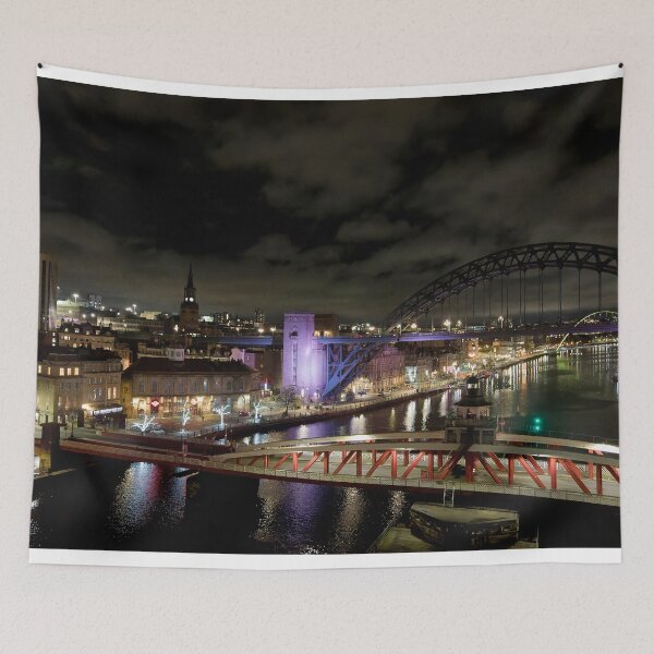 Item preview, The River Tyne at night (2) designed and sold by Violaman.