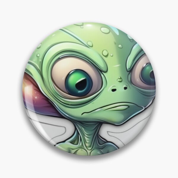 Item preview, Green Alien Sticker  designed and sold by KeyDesignx.