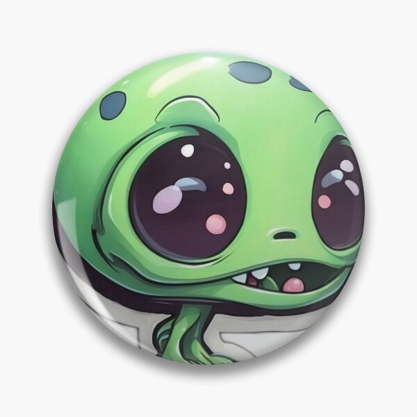Item preview, Green Baby Alien Sticker designed and sold by KeyDesignx.