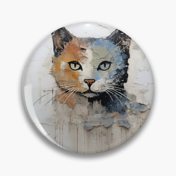Item preview, Wall graffiti surrealism cat digital print designed and sold by dcrc.